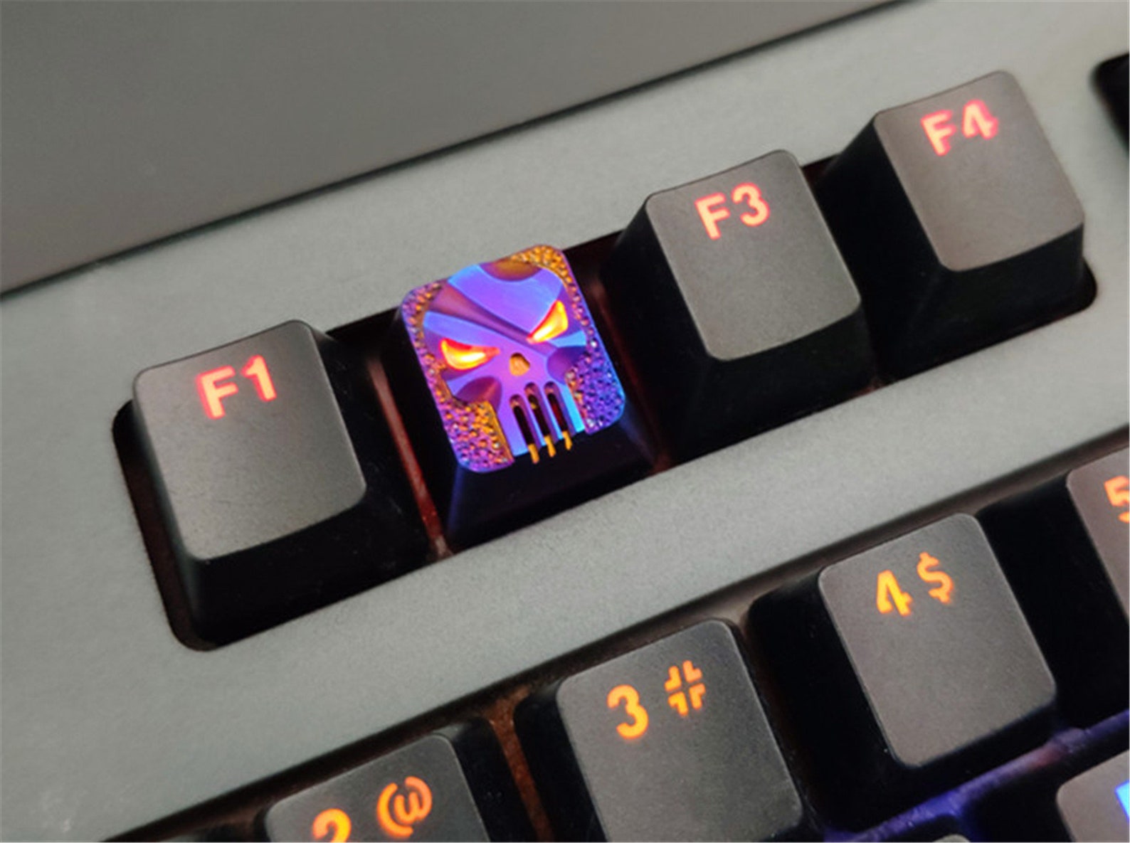 Titanium Alloy Transparent Keycap Metal Keycap MX Shaft Etsy
