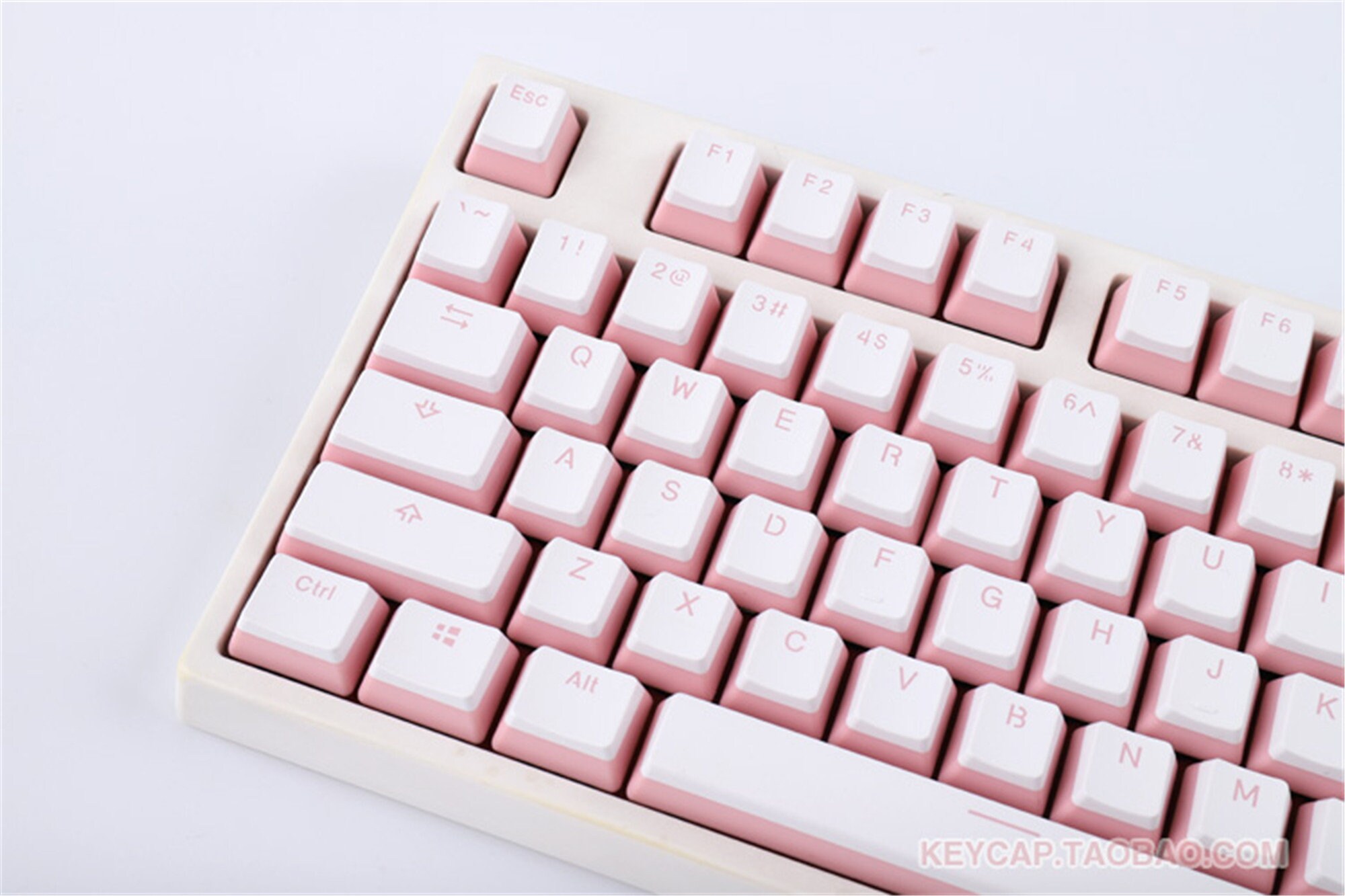 87pcs/108pcs Pink Pudding Keycaps PBT Keycaps Set Gaming Etsy
