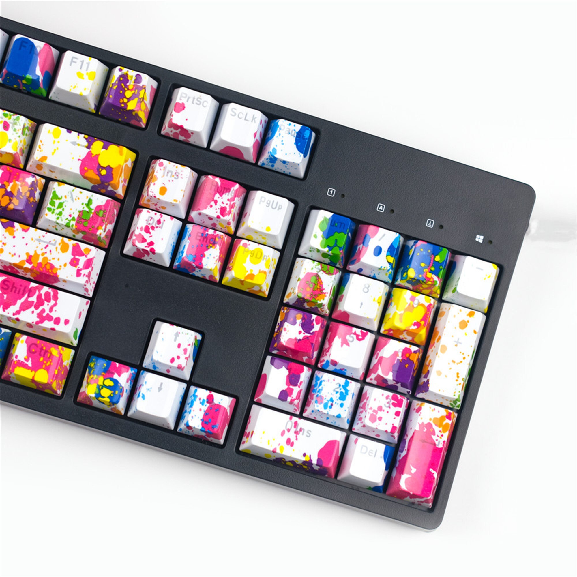 104pcs Colorful Graffiti Keycaps ABS Keycaps Set Creative Etsy