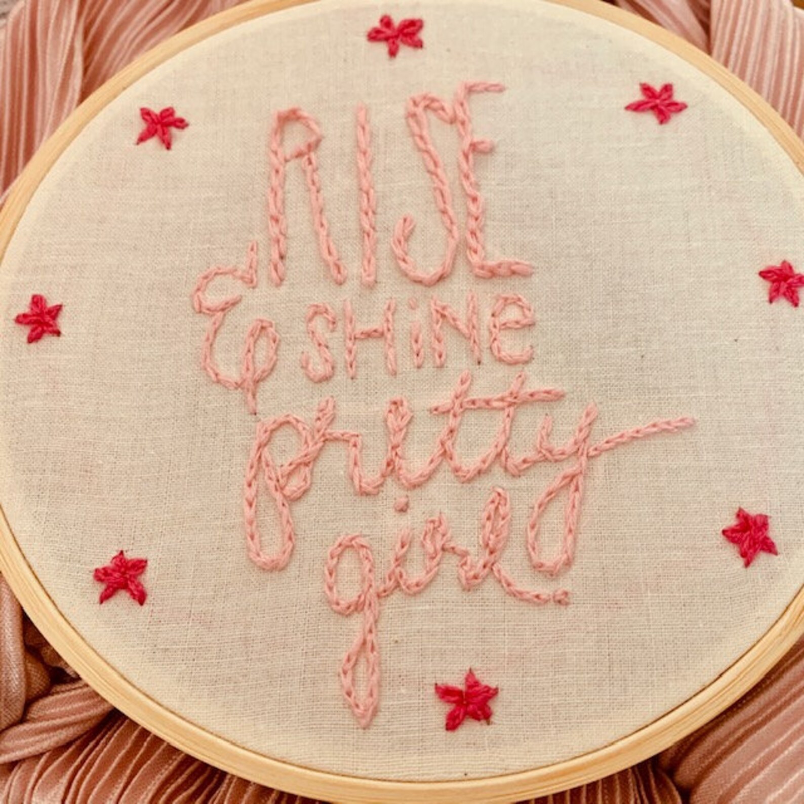 Citation brodé Hoop Art Broderie à la main Etsy