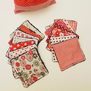 Reusable Cotton Make Up Remover Face Pads/100% Cotton/Made In The Uk/Handmade