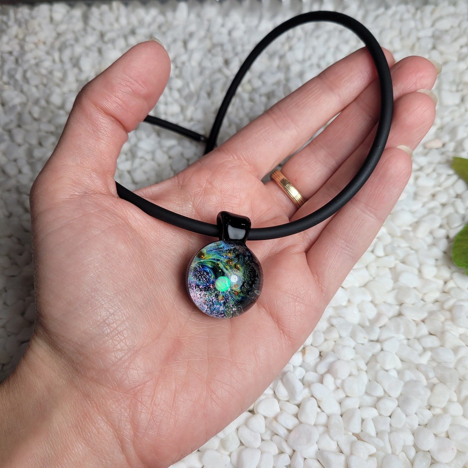 Cat Collar Charm Pendant Men in Black Galaxy on Orions Belt Etsy