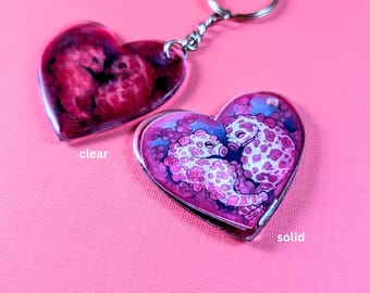 Niedliche Valentinstag Acryl-Schlüsselanhänger | Pygmy Seepferdchen Schlüsselanhänger | Geschenk für Sie |  Meeresbewohner Tragetasche Accessoires | Maritimer Schmuck & Charms