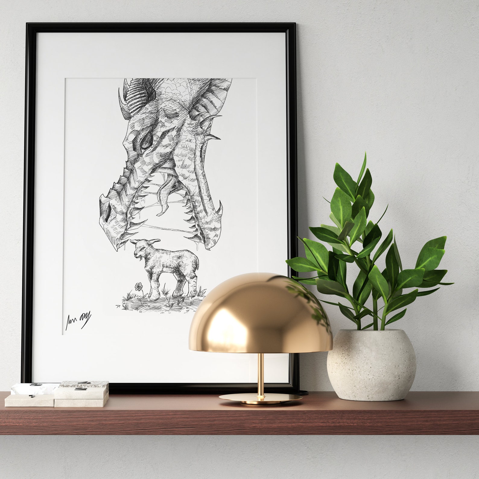 Black & White Printable Set of 4 Wall Art Simple DIY Wall | Etsy