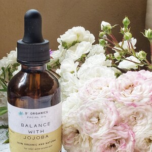 Balance with Jojoba / Facial Oil/ Facial Serum/ Facial Moisturizer for Oily/ Acne Prone Skin
