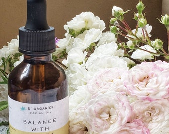 Balance with Jojoba / Facial Oil/ Facial Serum/ Facial Moisturizer for Oily/ Acne Prone Skin