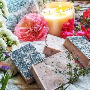 Hibiscus Ylang Ylang Exfoliating Bar Soap| Face and Body Glow| Great for All Skin Types| Body Soap| Spa Gift| Gift