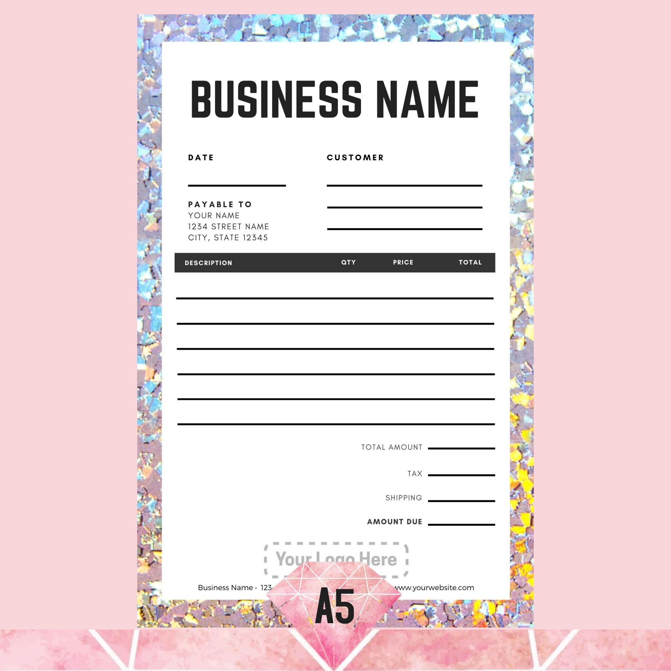 Avon Invoice | Etsy
