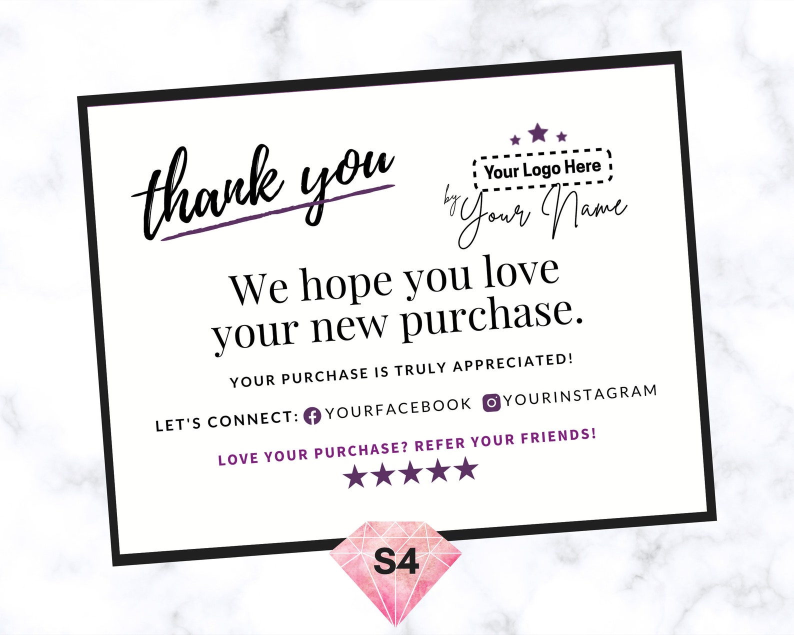 Scentsy Thank You Post Cards | Etsy