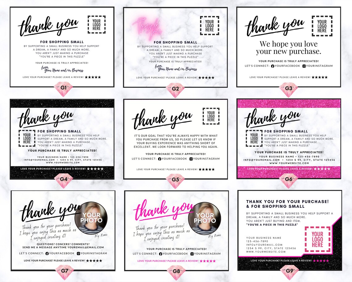 Mary Kay Thank You Post Cards | Etsy