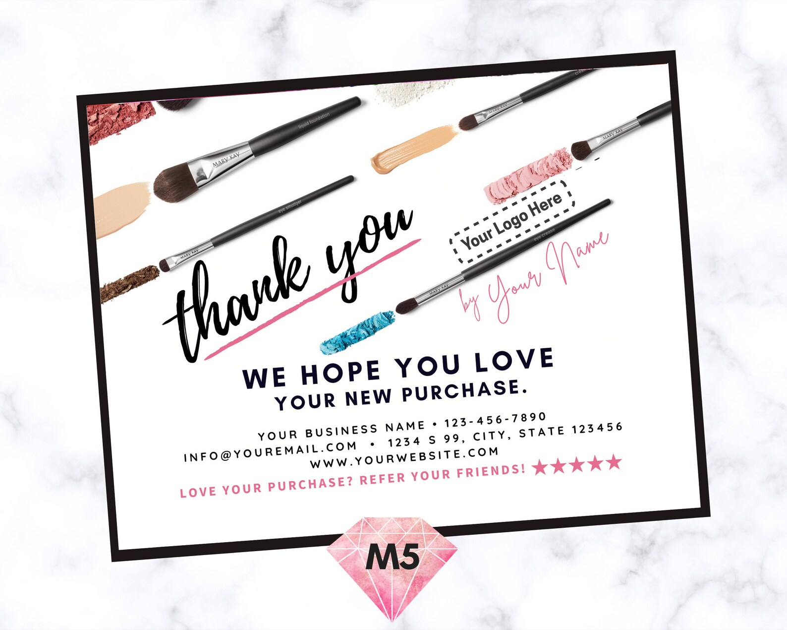 Mary Kay Thank You Printables