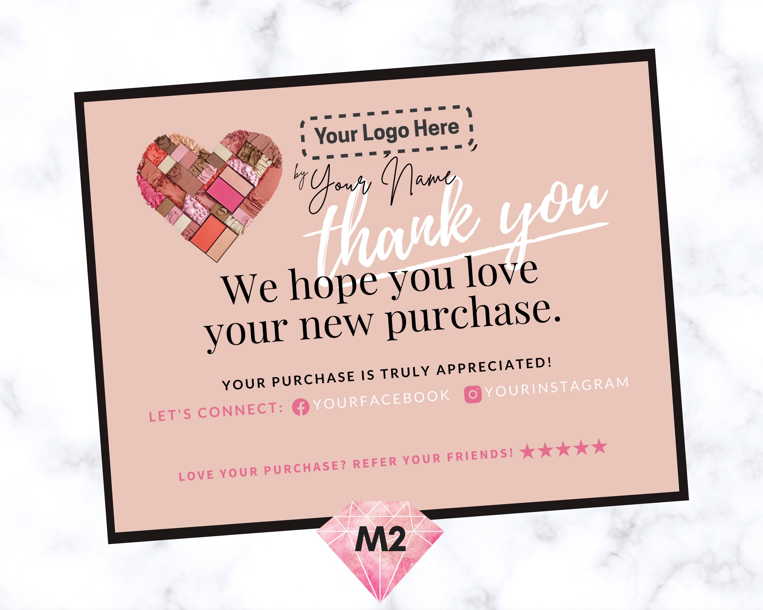Mary Kay Thank You Post Cards | Etsy