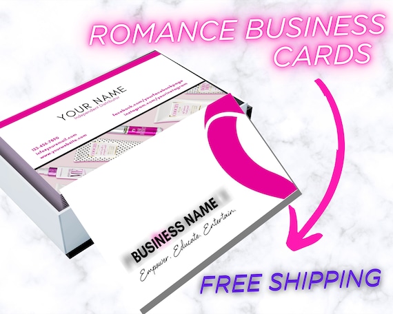 Stationery Floral Pure Romance Business Cards PR02 Custom Pure Romance ...
