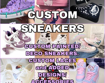 custom sneakers etsy