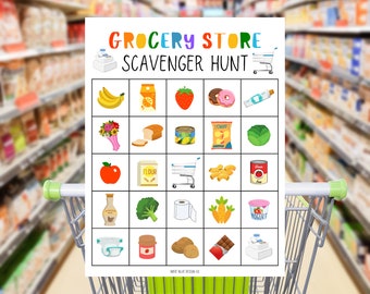 grocery store hunt etsy