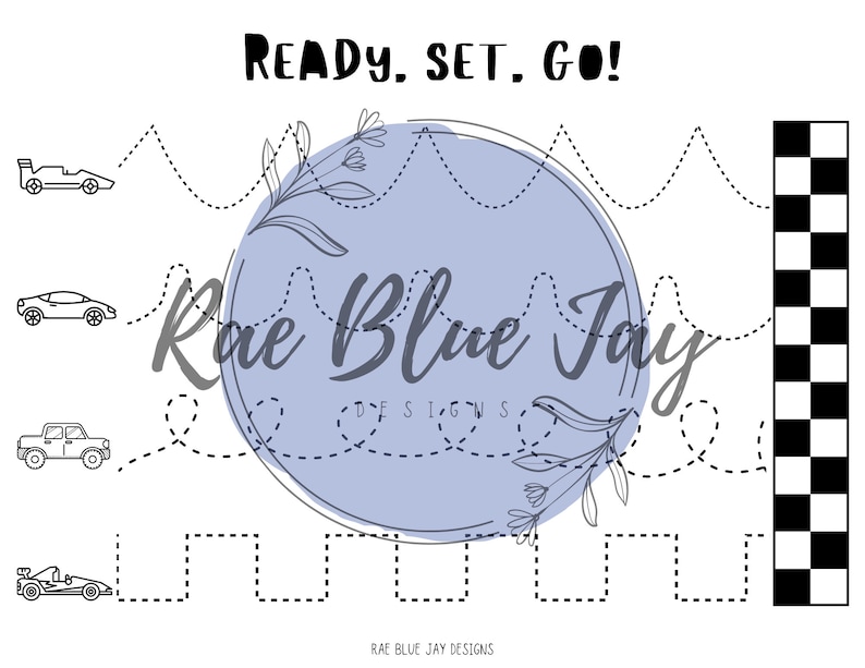 Prewriting Tracing Bundle INSTANT DOWNLOAD Kids Line Tracing Etsy