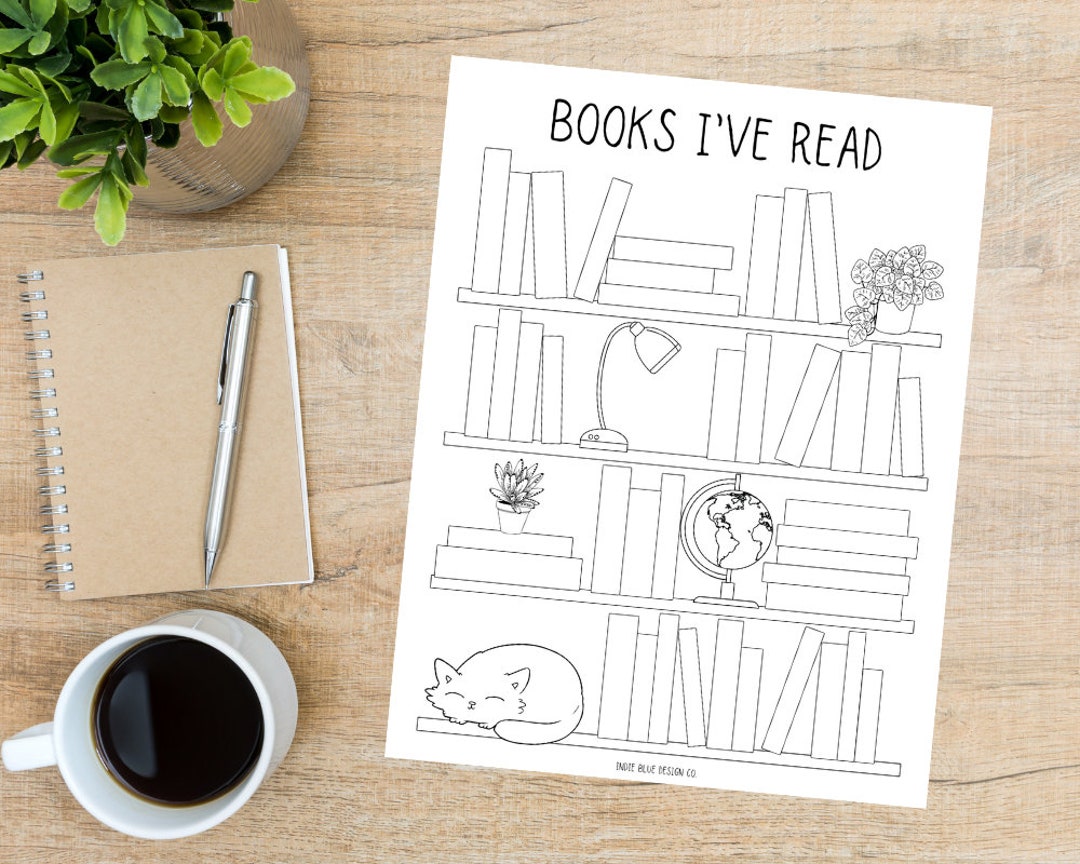 Books I've Read Printable Tracker, Book Tracker, Books I've Read, Books ...