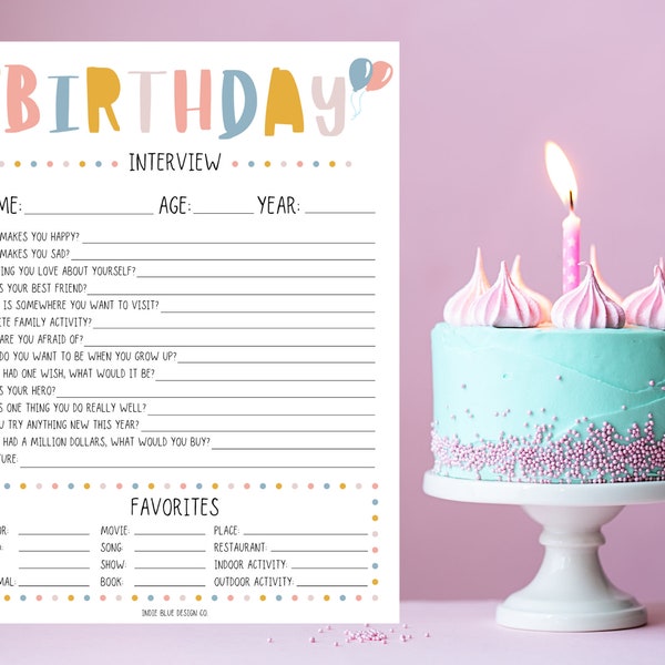 Kids Birthday Etsy