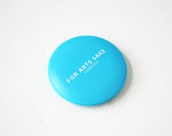 Blue Makeup Compact Mirror