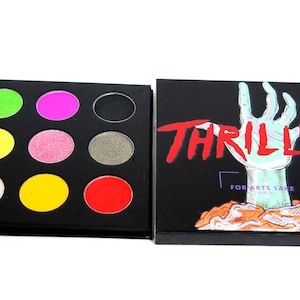 Halloween Makeup, Halloween Eyeshadow, Thriller Eyeshadow Palette