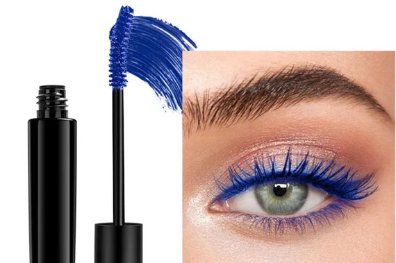 leje svømme tilbehør Blue Mascara Colored Mascara Waterproof Mascara Vegan - Etsy