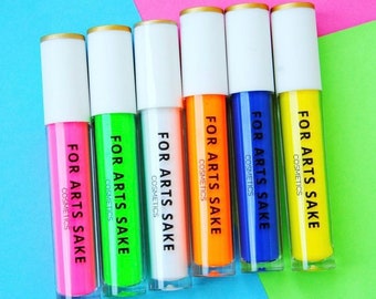 Colored Neon Liquid Eyeliners, Color Eyeliner, Green Eyeliner, Blue Eyeliner, Pink Eyeliner