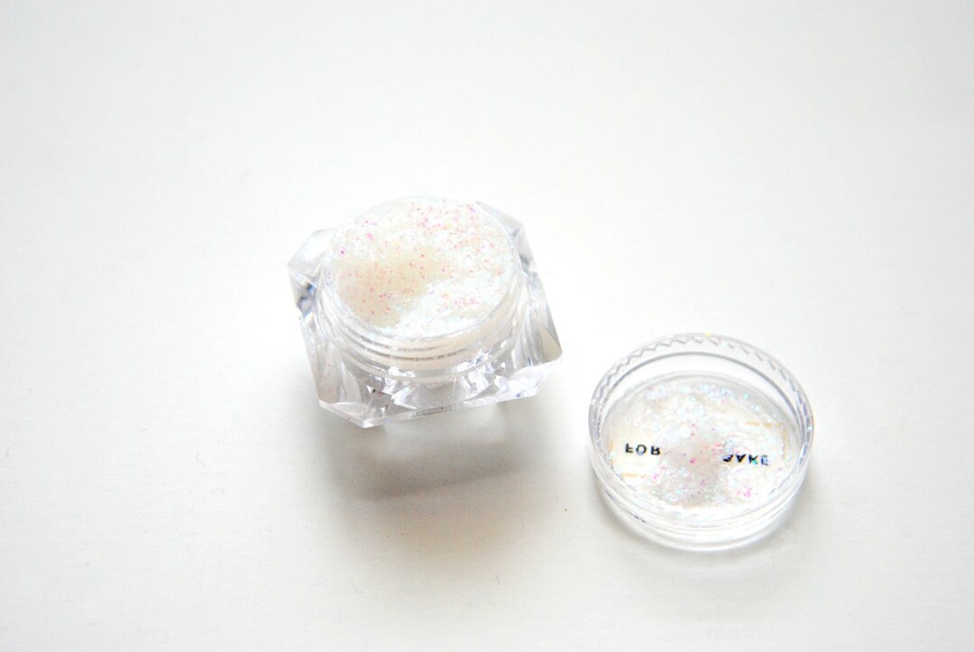 White Glitter Jelly Eyeshadow Single, Glitter Eyeshadow Etsy