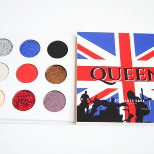 Queen Eyeshadow Palette, Gift for Music Lover, Queen Band, Queen Gift, Music Gift, Gift for Musician