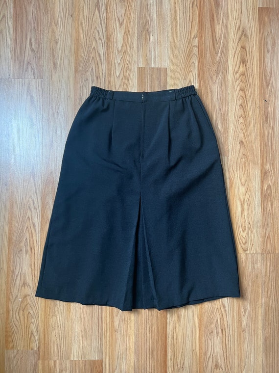Vintage Bermuda Long Knee Length Black Shorts - image 1