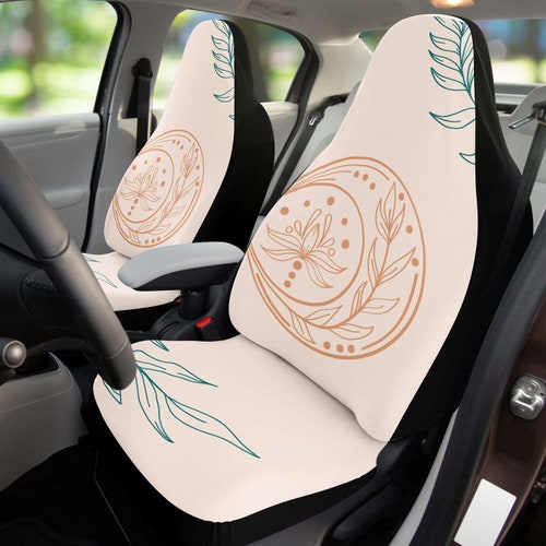 Sun and Moon Car Seat Covers Pair Seat Cover for Vehicle Car Etsy