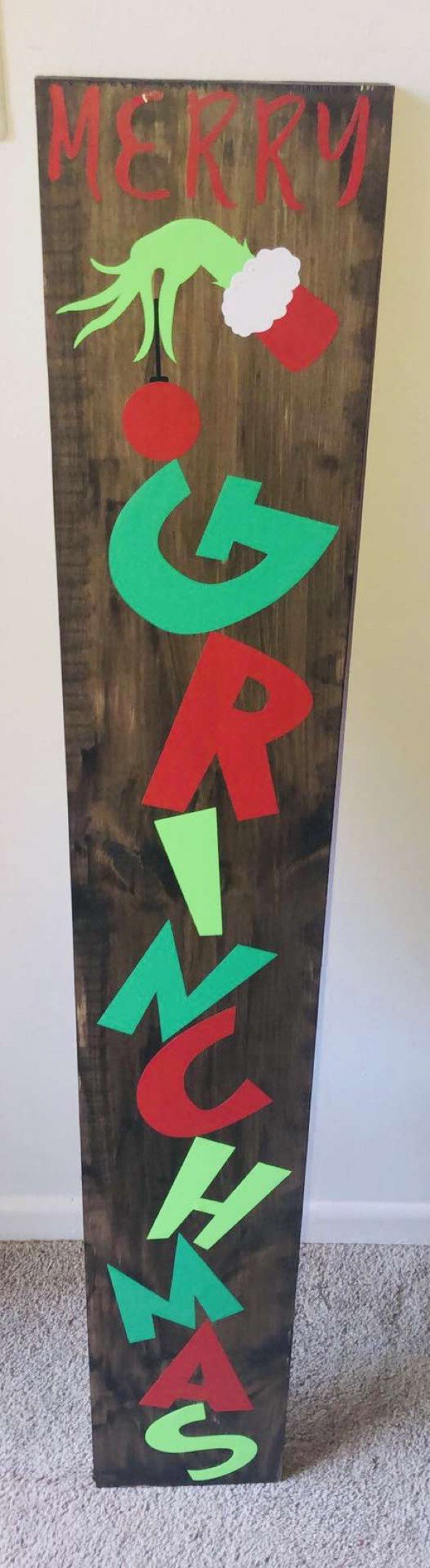 Merry Grinchmas Porch Sign / Grinchmas Decor / Grinch /  Etsy