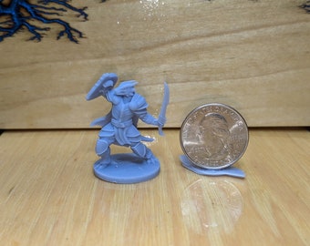 Dragonborn Paladin/Fighter Sword and Shield - Miniature for Dungeons and Dragons, DnD, Tabletop Gaming, Mini, Fantasy