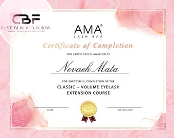 Certificat d'achèvement, certificat de récompense, conception de certificat personnalisé, certificat de cours, certificat de beauté
