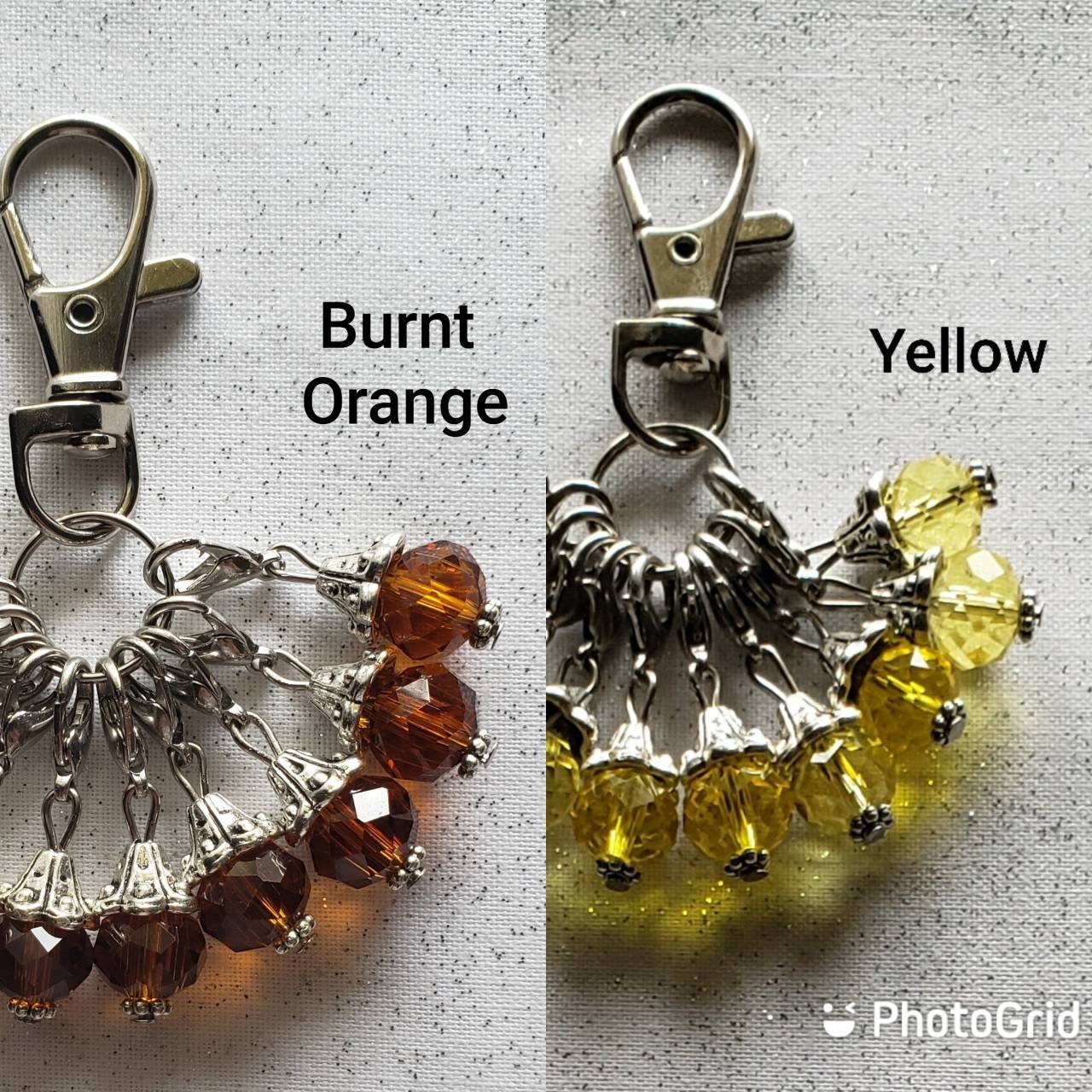 Stitch Counter with Holder Crochet Knit Yarn Colors Christmas Etsy