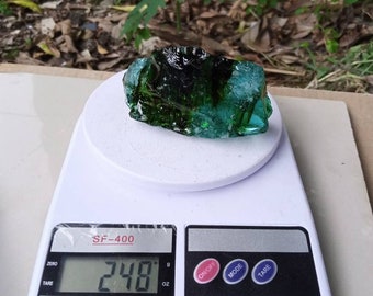 2.5kg アンダラ クリスタル ラフ アクア ブルー モチーフ バブル モノ