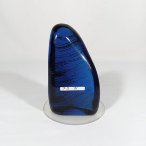 713gr | Deep Blue Motive Andara Crystal Natural Monatomic Polished