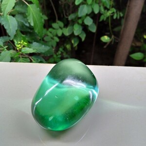 2,2 kg mix Andara-kristal ruw en gepolijst groene bubbel mono-atomisch (017)