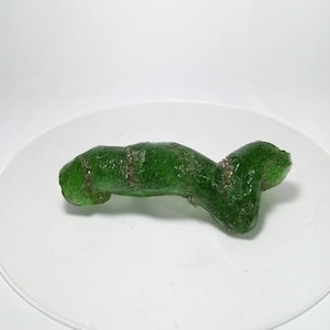 315 Grams | UNIQUE! Green Long Andara Crystal Rough Monatomic