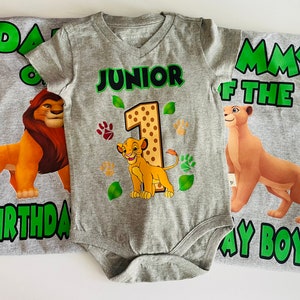 Lion king shirts, lion king party, lion family shirts, custom party shirts, custom lion king shirts, custom lion king party