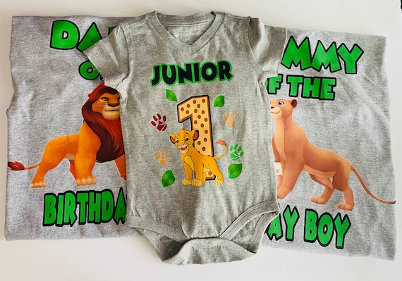 Lion King Family Birthday Shirts, Custom Party Shirts