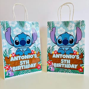Stitch Verjaardagszakjes, Stitch Party-traktatietas, Stitch-feestdecoraties, Stitch-feestartikelen, Stitch Party Gable Box-traktatietas Goodiebag