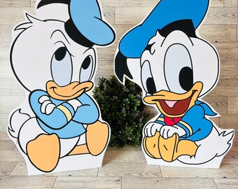 Figura de patito para fiesta infantil / Soporte grande para cumpleaños / Decoración para baby shower / Accesorio de personaje de dibujos animados / Fondo para fotos de fiesta infantil