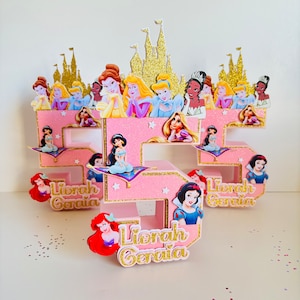 Princess 3D Letters / Princess Party Theme / Princess Birthday / Girl Party Decorations