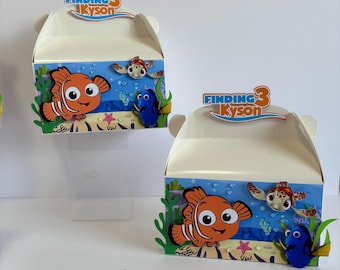 Finding Nemo Party Favor Boxes: Custom Birthday Decor