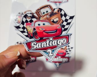Cars Birthday Stickers: Lightning McQueen Party Favors