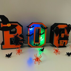 3D Halloween Letter: Spooky Party Decor