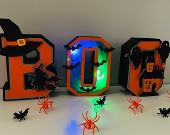 3D Halloween Letter: Spooky Party Decor