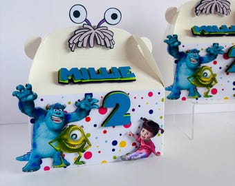 Monsters Party Decor, monsters Gable Box, Monsters Birthday Decorations, Monsters Birthday Party, Monsters Favor Boxes, Monsters Treat Box