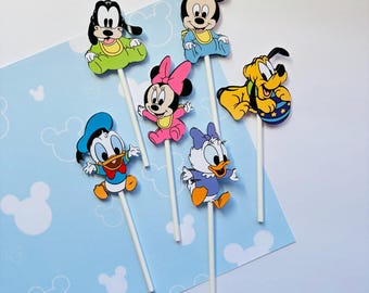 Décorations de petits gâteaux en dessin animé pour bébé, décoration de fête d'anniversaire