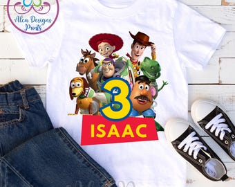 Personalized Toy Story Birthday Tee: Disneyland Family Trip Shirt